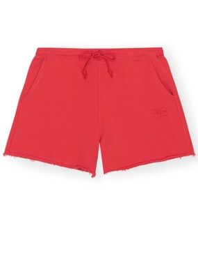 Ganni Isola Red Drawstring Shorts NWT size small
